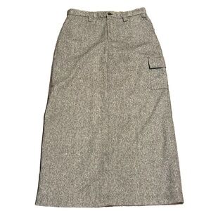 GAP | Long Tweed Skirt With Slit